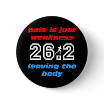 Cool 26.2 marathon pin