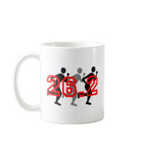 Cool 26.2 marathon coffee mugs