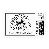 Cool 2B Catholic postage by TheCatholicShop Cool 2B Catholic postage