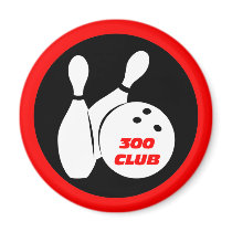 Cool 300 bowling fridge magnet