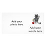 Cool "3-D" Alley Cat Athlete Customized Photo Card