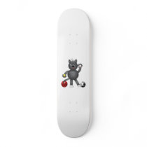 Cool "3-D" Alley Cat Athlete Skate Deck