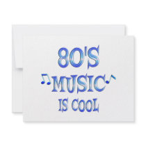 Cool 80s custom invitations