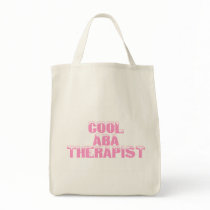 Cool ABA Therapist (Pink) Canvas Bag