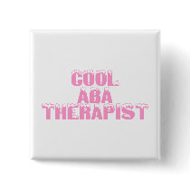 Cool ABA Therapist (Pink) buttons