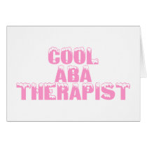 Cool ABA Therapist (Pink) Cards