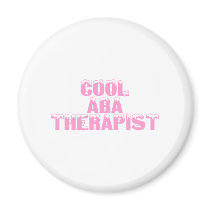 Cool ABA Therapist (Pink) Fridge Magnet