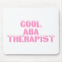 Cool ABA Therapist (Pink) Mouse Mats