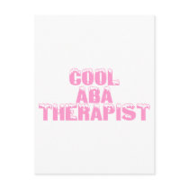 Cool ABA Therapist (Pink) Postcards