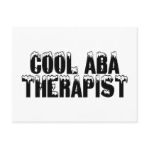 Cool ABA Therapists (Blk) Post Cards
