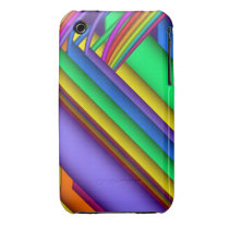 Cool abstract iPhone 3 case Funky stripes