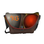 Cool abstract Messenger bag with Monogram rickshaw messenger bags