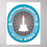 Cool Aerospace Engineers Club Print