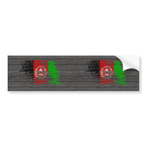 Cool Afghan flag design Bumper Sticker