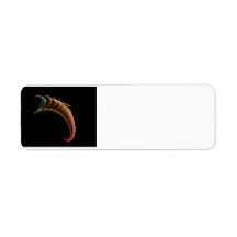 Cool Alien Fractal Custom Return Address Labels