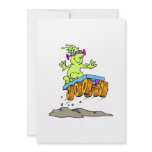 Cool alien on rover custom invitation
