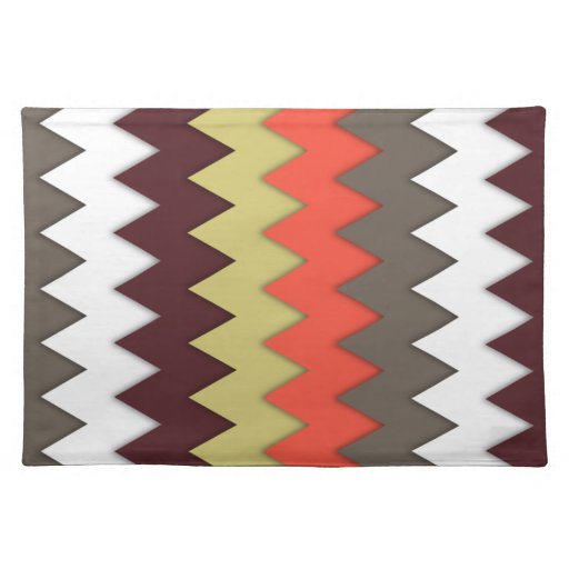 Cool And Colorful Placement Place Mat