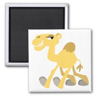 Cool and Cute Cartoon Camel Magnet magnet