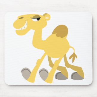 Cool and Cute Cartoon Camel Mousepad mousepad