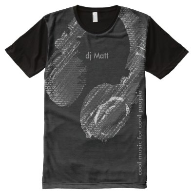 cool and personalized for the dj All-Over print t-shirt