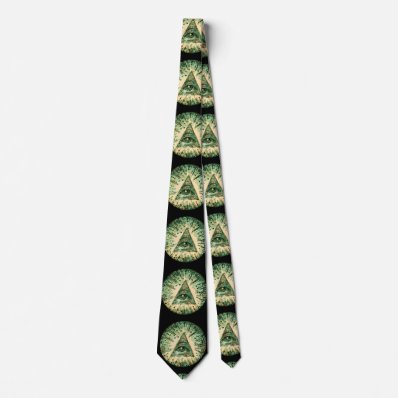 Cool and Unique Camouflage Illuminati Neck Tie