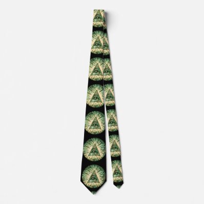 Cool and Unique Camouflage Illuminati Tie
