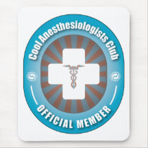 Cool Anesthesiologists Club Mouse Pad