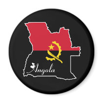 Cool Angola Magnets