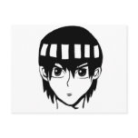 Cool anime character bro! postcard