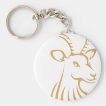 Cool Antelope Deer Logo Key Chains