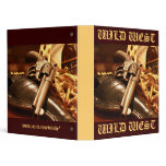 Cool antique gun wild west binder design