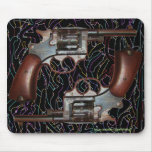 Cool antique guns mousepad design