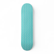 cool aqua blue skate board