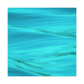 Cool Aqua Blue Summer Water Ripples Canvas Prints