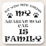 Cool arabian mau CAT designs Beverage Coaster