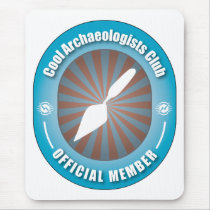 Cool Archaeologists Club Mouse Pad