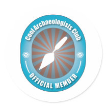 Cool Archaeologists Club Stickers