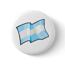 Cool Argentina Flag buttons by worldtees Cool Argentina Flag buttons