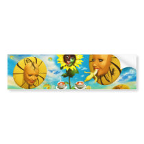 Cool art by Lenny surreal paintings Bumper Stickers