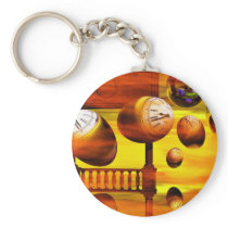 Cool art by Lenny surreal paintings Key Chains