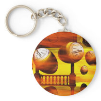 Cool art by Lenny surreal paintings Keychain