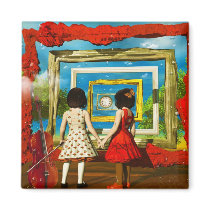 Cool art by Lenny surreal paintings Magnet