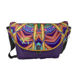 Cool artistic Messenger bag with Monogram