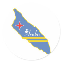 Cool Aruba stickers by worldtees Cool Aruba stickers