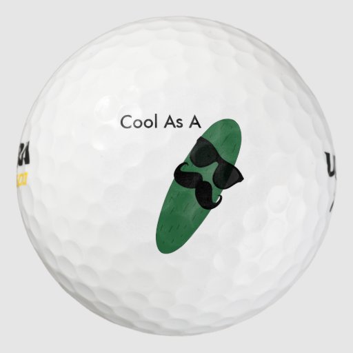Cool As A Cucumber Golf Balls Pack Of Golf Balls Zazzle