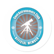 Cool Astronomers Club Stickers
