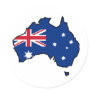 Cool Australia Round Sticker