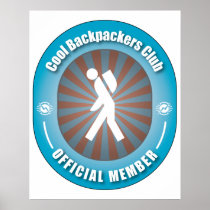 Cool Backpackers Club Poster