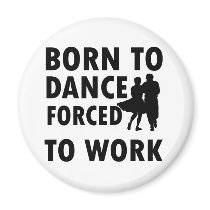 Cool Ballroom dance Designs Fridge Magnets