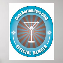 Cool Bartenders Club Poster